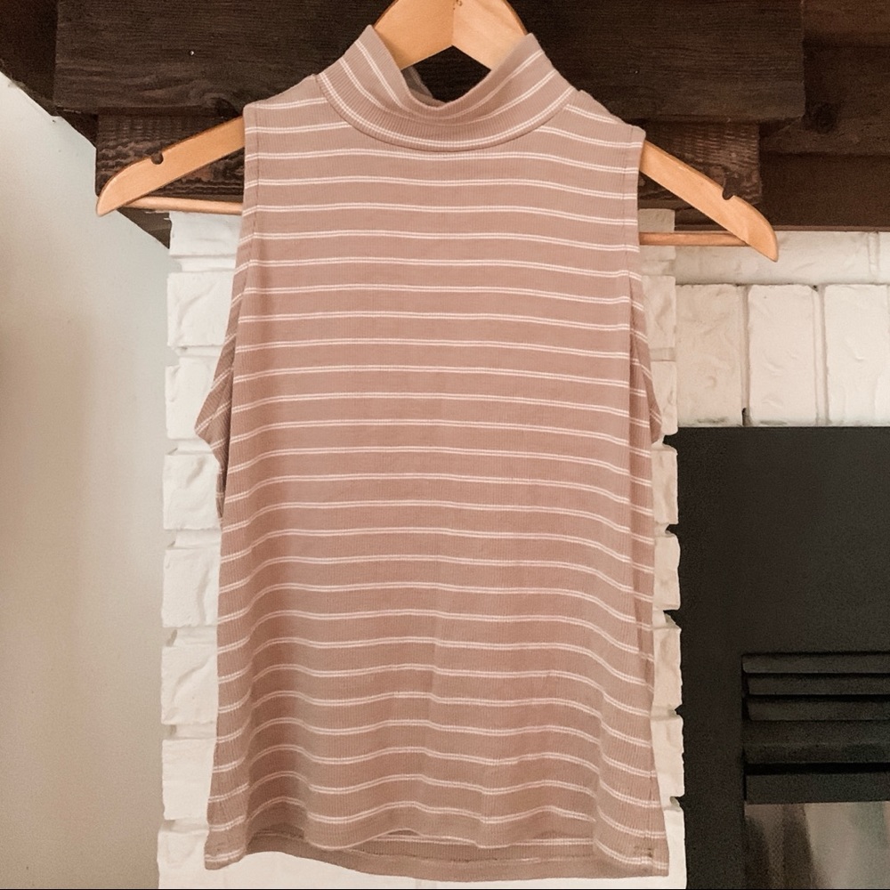 Garage Sleeveless Turtleneck